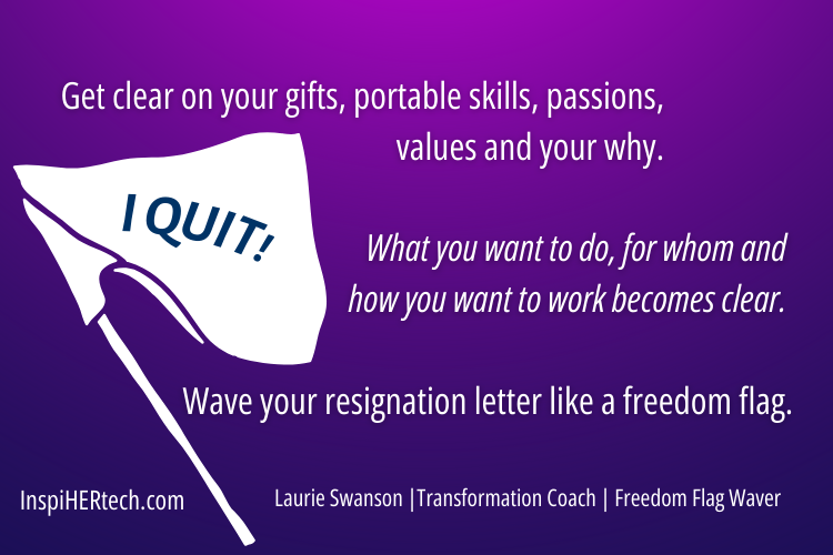 Wave Your Resignation Letter ✉ Like Your Freedom Flag ????
