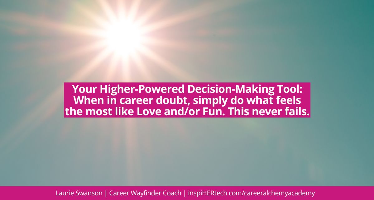 A Message of Career Encouragement from your Higher Self